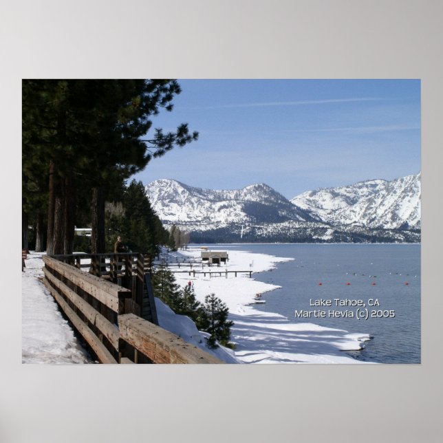 Lake Tahoe Print - Select Your Frame (Front)