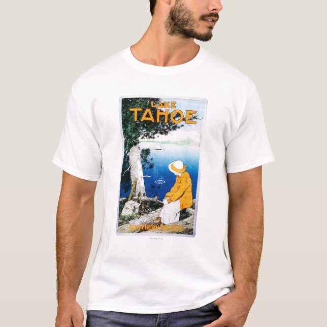 Lake Tahoe Promotional PosterLake Tahoe, CA T-Shirt (Front)