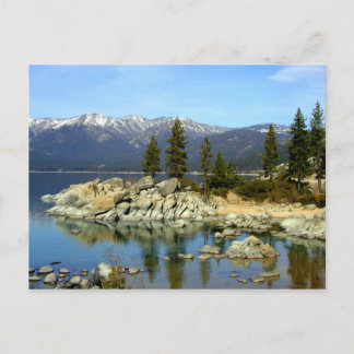 Lake Tahoe Reflection and Range Postcard