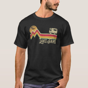 Lake Tahoe Retro Style Mountain Vintage Camping Ca T-Shirt