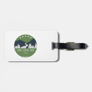 Lake Tahoe Rim Trail Luggage Tag