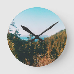 Lake Tahoe Round Clock
