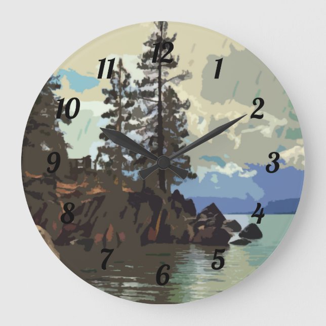 Lake Tahoe Sand Harbor Clock (Front)