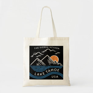 Lake Tahoe Sierra Nevada Mountain Tote Bag