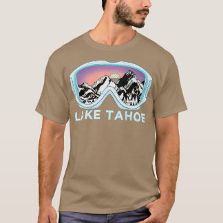 Lake Tahoe Ski Design  Lake Tahoe Skiing Snow T-Shirt