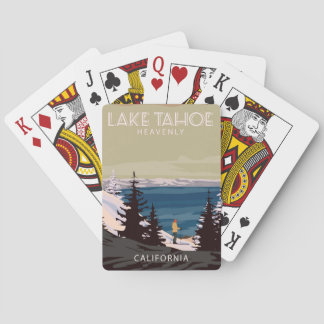 Lake Tahoe, Ski Heavenly Playing Cards