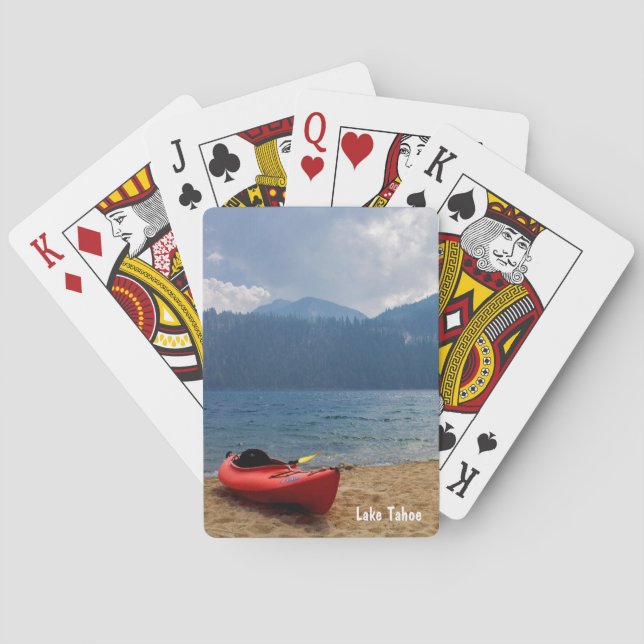 Lake Tahoe Souvenir Playing Cards (Back)