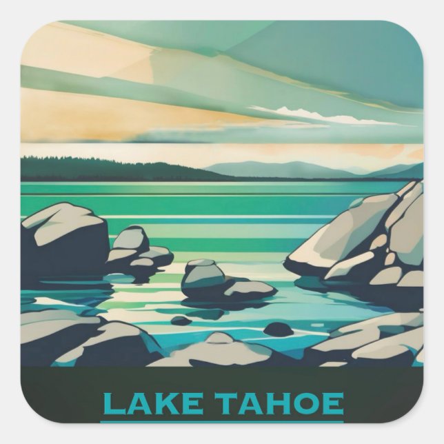 Lake Tahoe sticker 70 vibe (Front)