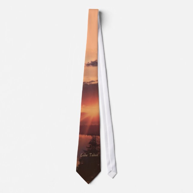 Lake Tahoe Sunrise Tie (Front)