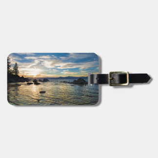 Lake Tahoe Sunset Luggage Tag