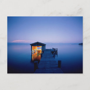 Lake Tahoe Sunset Postcard