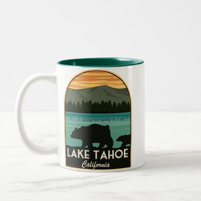Lake Tahoe Two-Tone Coffee Mug (Left)