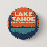 Lake Tahoe Vintage Travel Decal Design