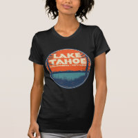 Lake Tahoe Vintage Travel Decal Design