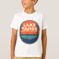 Lake Tahoe Vintage Travel Decal Design
