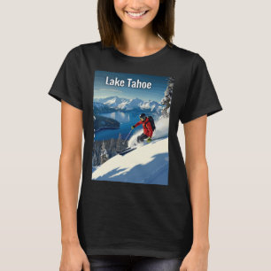 Lake Tahoe Winter Skiing Adventure T-Shirt