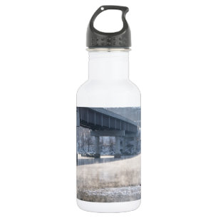 Lake Taneycomo Foggy Winter Fishing Stainless Stee 532 Ml Water Bottle