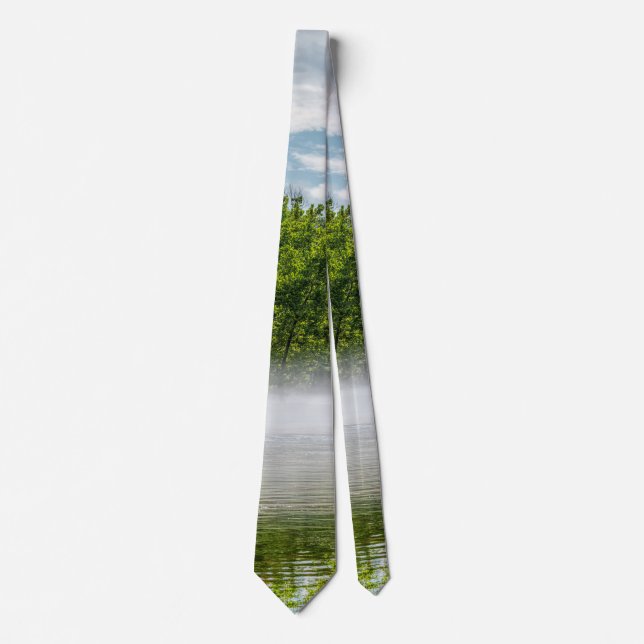 Lake Taneycomo Summer Fog Neck Tie (Front)