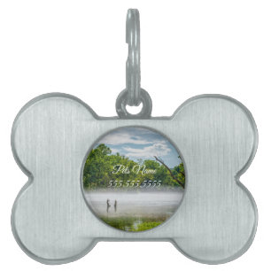 Lake Taneycomo Summer Fog Pet Tag