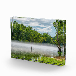 Lake Taneycomo Summer Fog Photo Block