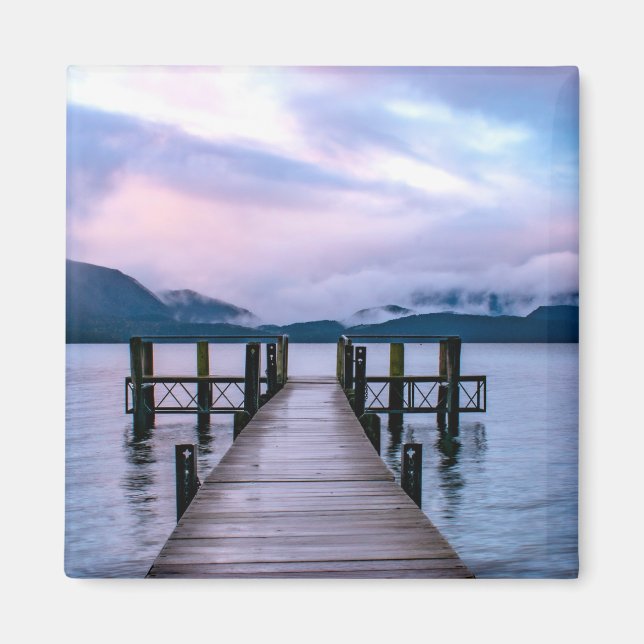 Lake Te Anau New Zealand Magnet (Front)