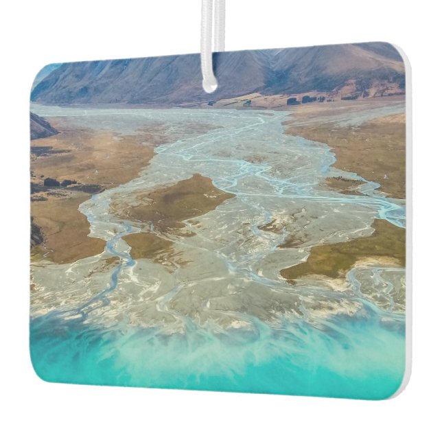 Lake Tekapo and Southern Alps, New Zealand Car Air Freshener (Left)