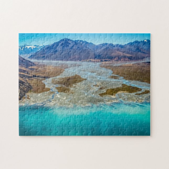 Lake Tekapo and Southern Alps, New Zealand Jigsaw Puzzle (Horizontal)