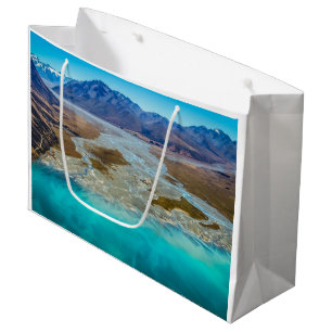 Lake Tekapo and Southern Alps, New Zealand Large Gift Bag