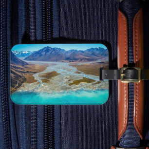 Lake Tekapo and Southern Alps, New Zealand Luggage Tag