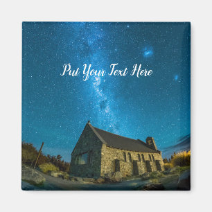 Lake Tekapo Milky Way Galaxy New Zealand Magnet