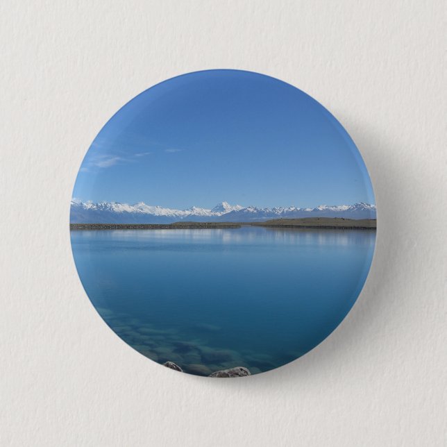 Lake Tekapo, New Zealand 6 Cm Round Badge (Front)