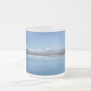 Lake Tekapo, New Zealand Frosted Glass Coffee Mug
