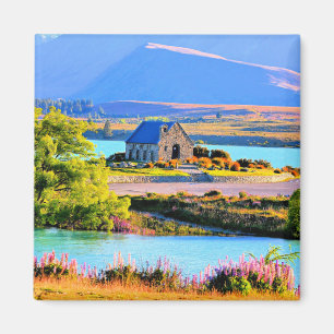 Lake Tekapo, New Zealand Magnet