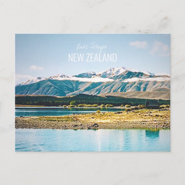 Lake Tekapo New Zealand South Island travel Postcard (Front)