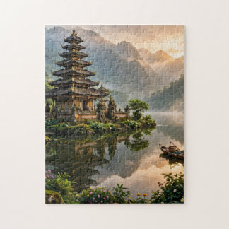 Lake Temple Jigsaw Puzzle