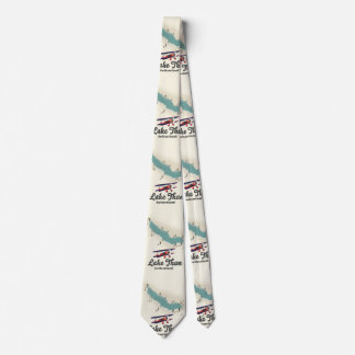 Lake Thun Switzerland map Photo Print Coffee Mug Tie