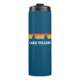 Lake Tillery North Carolina Canoe Thermal Tumbler