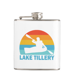 Lake Tillery North Carolina Kayak Hip Flask