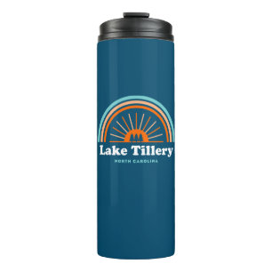 Lake Tillery North Carolina Rainbow Thermal Tumbler
