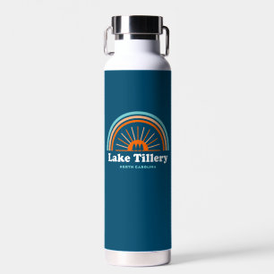 Lake Tillery North Carolina Rainbow Water Bottle