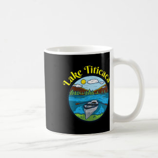 Lake Titicaca Clothing Peru Retro Boating Coffee Mug