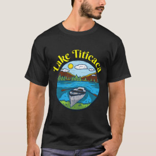Lake Titicaca Clothing Peru Retro Boating T-Shirt