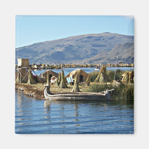 Lake Titicaca - Floating Island Magnet