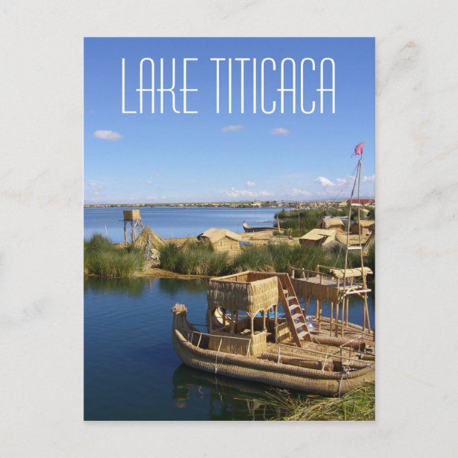 lake titicaca peru postcard (Front)