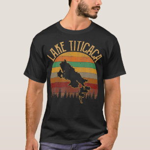 Lake titicaca vintage lake titicaca  T-Shirt