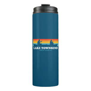 Lake Townsend North Carolina Canoe Thermal Tumbler