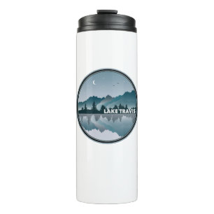 Lake Travis Austin Texas Reflection Thermal Tumbler