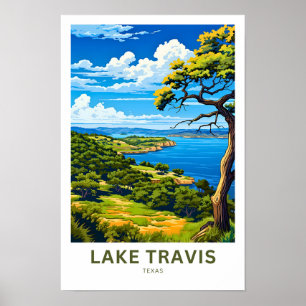 Lake Travis Texas Travel Print