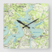 Lake Travis Vintage Map