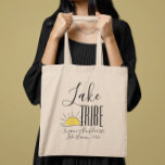 Lake Tribe Girl's Trip Bachelorette Vacation Tote Bag<br><div class="desc">This design may be personalised in the area provided by changing the photo and/or text. Or it can be customised by clicking Personalise this Template and then choosing the click to customise further option and delete or change the colour of the background, add text, change the text colour or style,...</div>